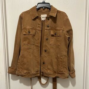 BODEN Woman’s Brown Jean Jacket Classic Workwear Style